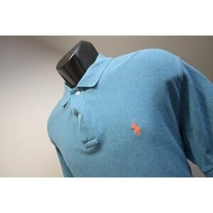 Polo Ralph Lauren Golf Polo Classic Fit Blue Short Sleeve Mens Size Large